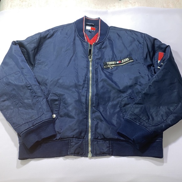Tommy Jeans Bomber Jacket Blue Tommy Hilfiger